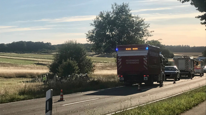 6. Juli 2022 - Verkehrsunfall, L382 Otterberg - Schneckenhausen