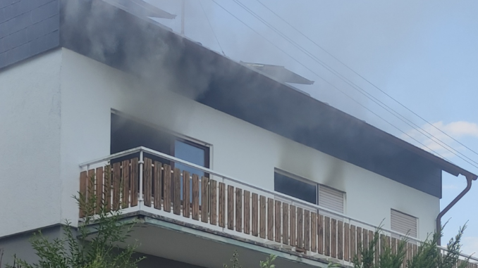 29. Juli 2022 - Gebäudebrand, Niederkirchen Olsbrücker Straße