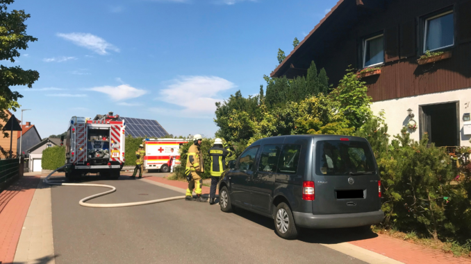 10. August 2022 - Gebäudebrand, Schneckenhausen Bergstraße