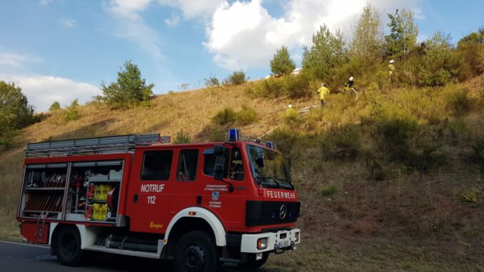 1. September 2022 - Flächenbrand, B270 Otterbach - Kaiserslautern-Erfenbach