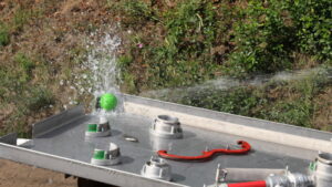 Wasserspiel der Jugendfeuerwehr Otterberg.