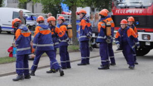 Vorführung der Jugendfeuerwehr Otterberg.