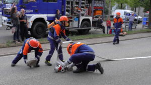 Vorführung der Jugendfeuerwehr Otterberg.