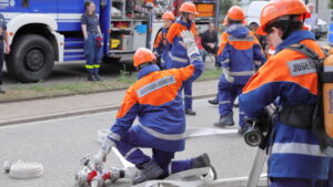 Vorführung der Jugendfeuerwehr Otterberg.