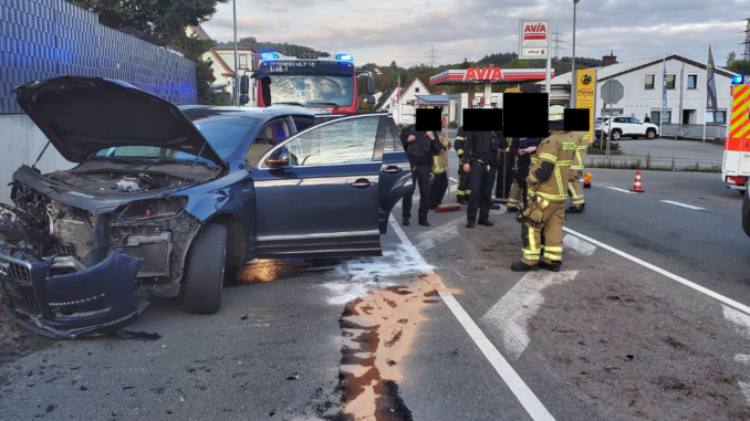 3. Oktober 2022 - Verkehrsunfall, Otterberg Hauptstraße
