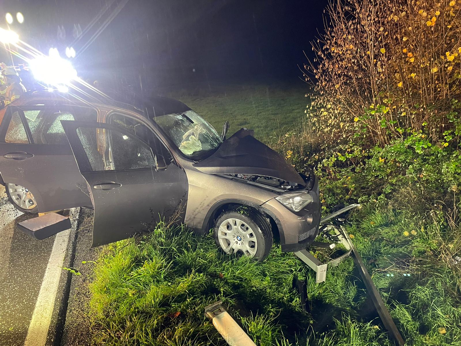 Verkehrsunfall zwischen Heiligenmoschel und Gehrweiler.