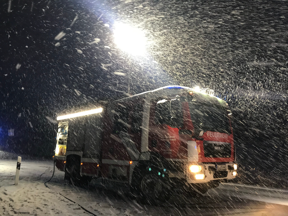 20. Januar 2023 - Verkehrsunfall, L382 Otterberg - Schneckenhausen
