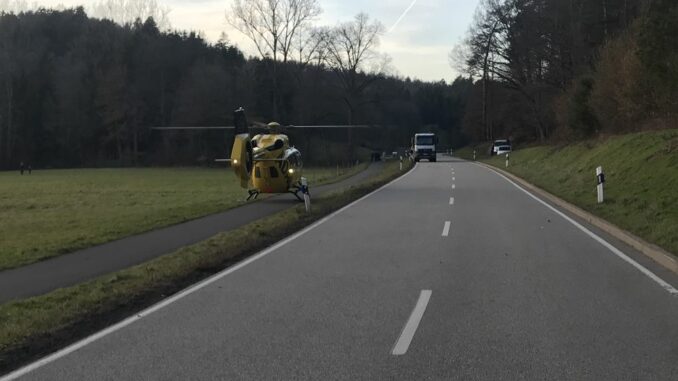21. Februar 2023 - Verkehrsunfall, L382 Otterberg - Schneckenhausen