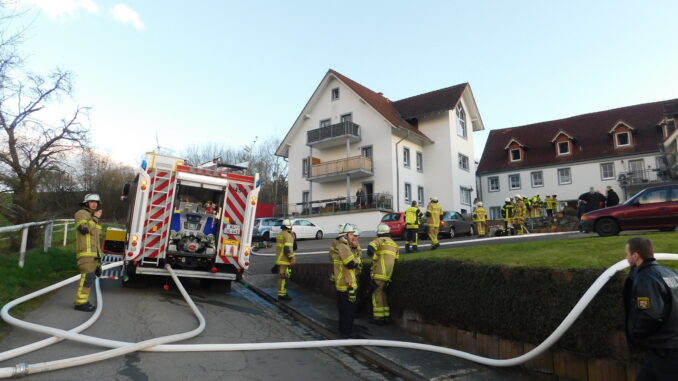Mit 60 Kräften war die Feuerwehr der Verbandsgemeinde Otterbach-Otterberg vor Ort.