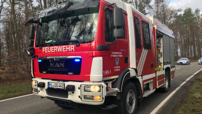 22. März 2023 - Verkehrsunfall, L382 Otterberg - Mehlingen-Baalborn