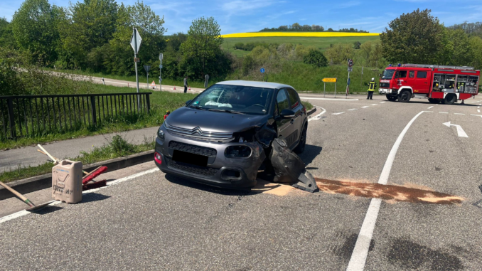 4. Mai 2023 - Verkehrsunfall, L382 Niederkirchen - Schallodenbach