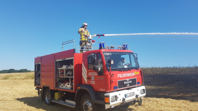25. Juni 2023 - Flächenbrand, L388 Heiligenmoschel - Schneckenhausen