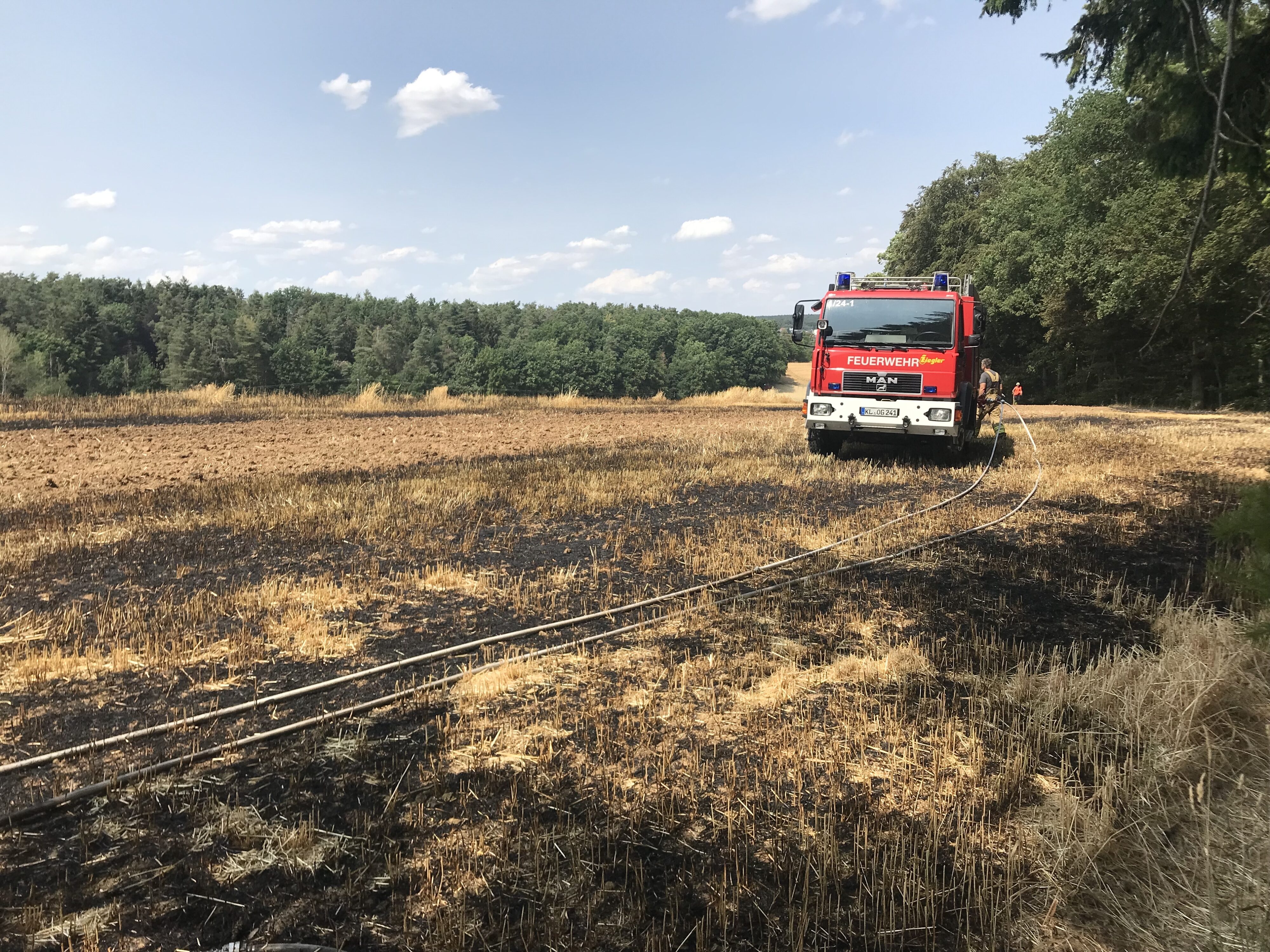 10. Juli 2023 - Flächen- und Waldbrand, Enkenbach-Alsenborn Ochsental