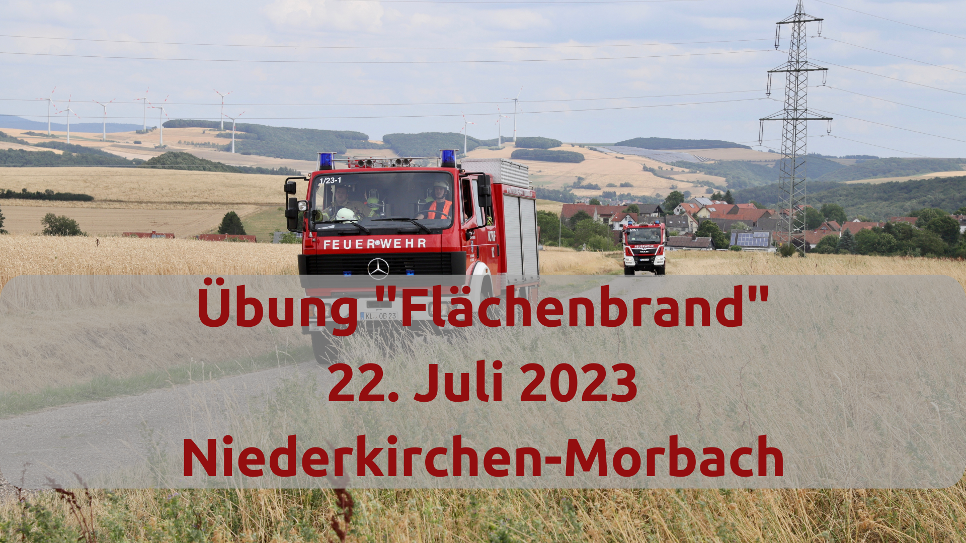Youtube-Video Übung "Flächenbrand"