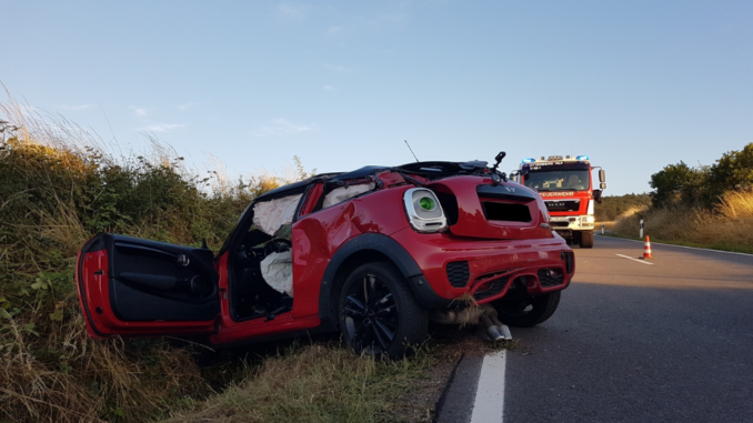 17. Juli 2023 - Verkehrsunfall, L387 Otterberg - Höringen