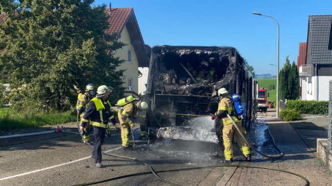 21. August 2023 - Busbrand, Schallodenbach Auf der Platte