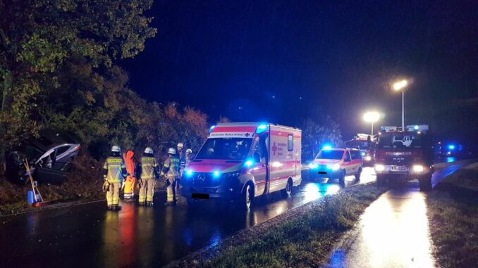 21. Oktober 2023 - Verkehrsunfall, B270 Katzweiler - Hirschhorn