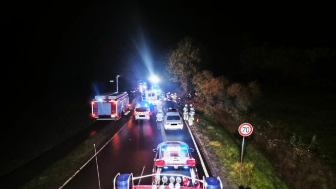 21. Oktober 2023 - Verkehrsunfall, B270 Katzweiler - Hirschhorn