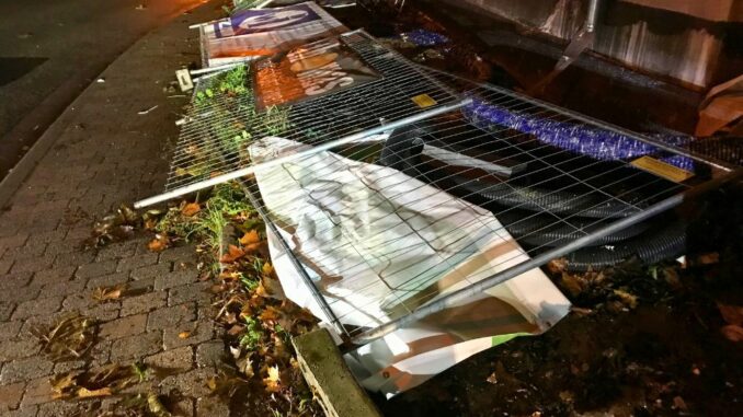 16. November 2023 – Absicherung einer Gefahrenstelle, Otterberg Hauptstraße
