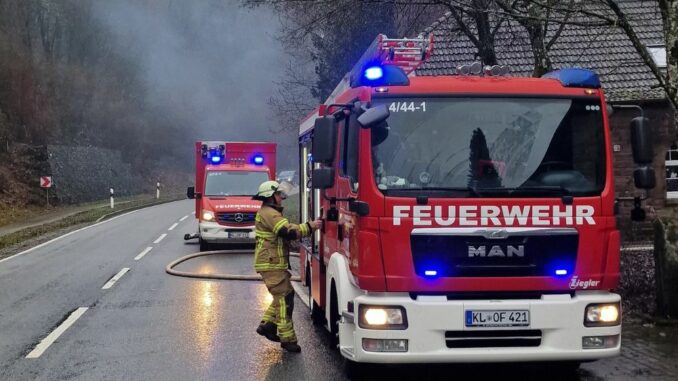 25. Dezember 2023 - Brand, Kreimbach-Kaulbach Winterbach