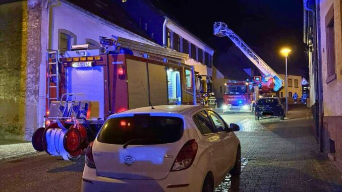 11. Januar 2024 - Kaminbrand, Otterbach Hauptstraße