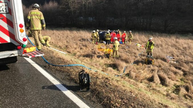 29. Januar 2024 - Verkehrsunfall, L388 Heiligenmoschel - Gehrweiler