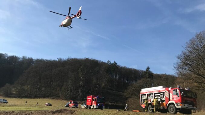 29. Januar 2024 - Verkehrsunfall, L388 Heiligenmoschel - Gehrweiler