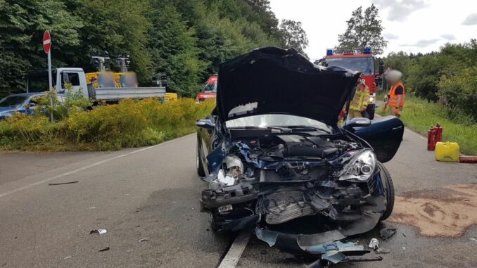 12. Juli 2024 - Verkehrsunfall, K 62 Otterbach - Kaiserslautern (K12)