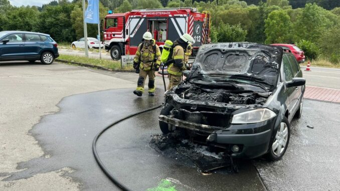 26. Juli 2024 - Pkw-Brand, Otterbach Obere Lauterstraße