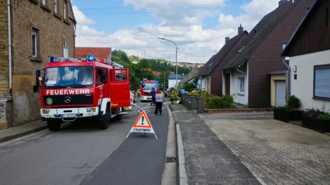 7. August 2024 – Kellerbrand, Niederkirchen Morbacher Straße