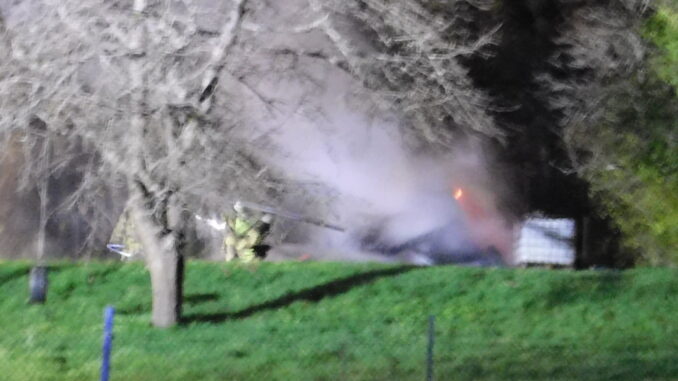 2. November 2024 - Brand einer Holzhütte, L389 / L387 Otterbach - Otterberg