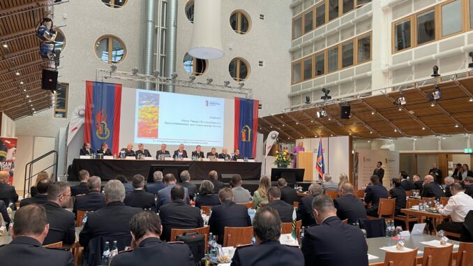 71. Delegiertenversammlung des Deutschen Feuerwehrverbandes in Frankfurt am Main, Foto: Silvia Oestreicher/DFV