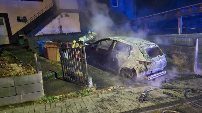 15. Februar 2025 - Pkw-Brand, Katzweiler Hebelstraße
