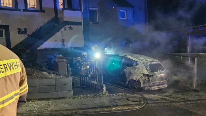 15. Februar 2025 - Pkw-Brand, Katzweiler Hebelstraße