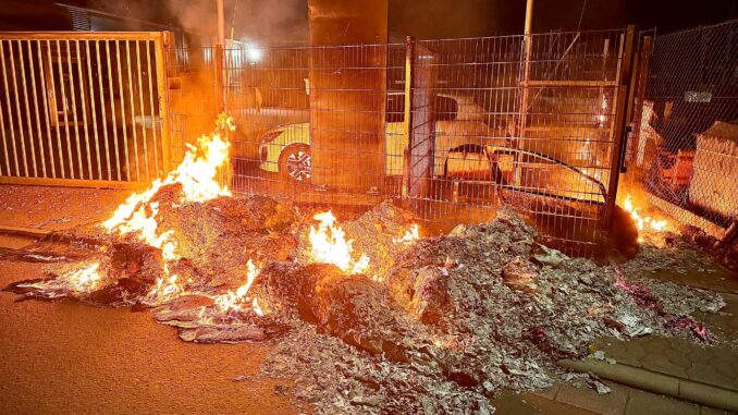 2. Mai 2025 - Brand Papiercontainer, Otterberg Gewerbestraße