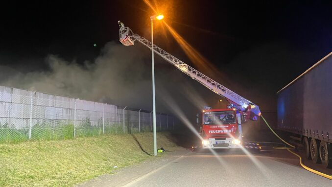 2. Mai 2025 - Industriebrand, Sembach Williams Road