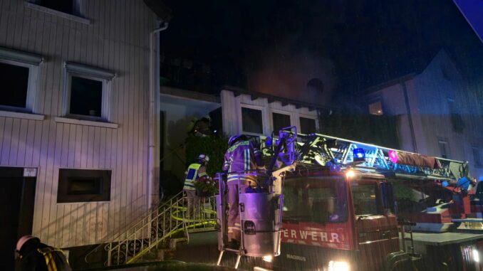 28. Juli 2025 – Gebäudebrand, Otterberg Weiherstraße