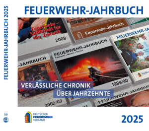 Titelseite Feuerwehr-Jahrbuch 2025 / Titelthema: Feuerwehr-Jahrbuch, Fotonachweis: DFV
