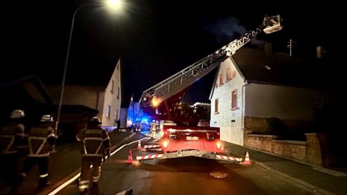 26. Januar 2026 - Gebäudebrand, Schneckenhausen Hauptstraße