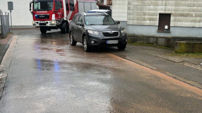 29. Januar 2026 – Wasserrohrbruch, Schneckenhausen Gartenstraße
