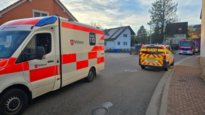 8. April 2026 - Unterstützung Rettungsdienst, Hirschhorn Hauptstraße