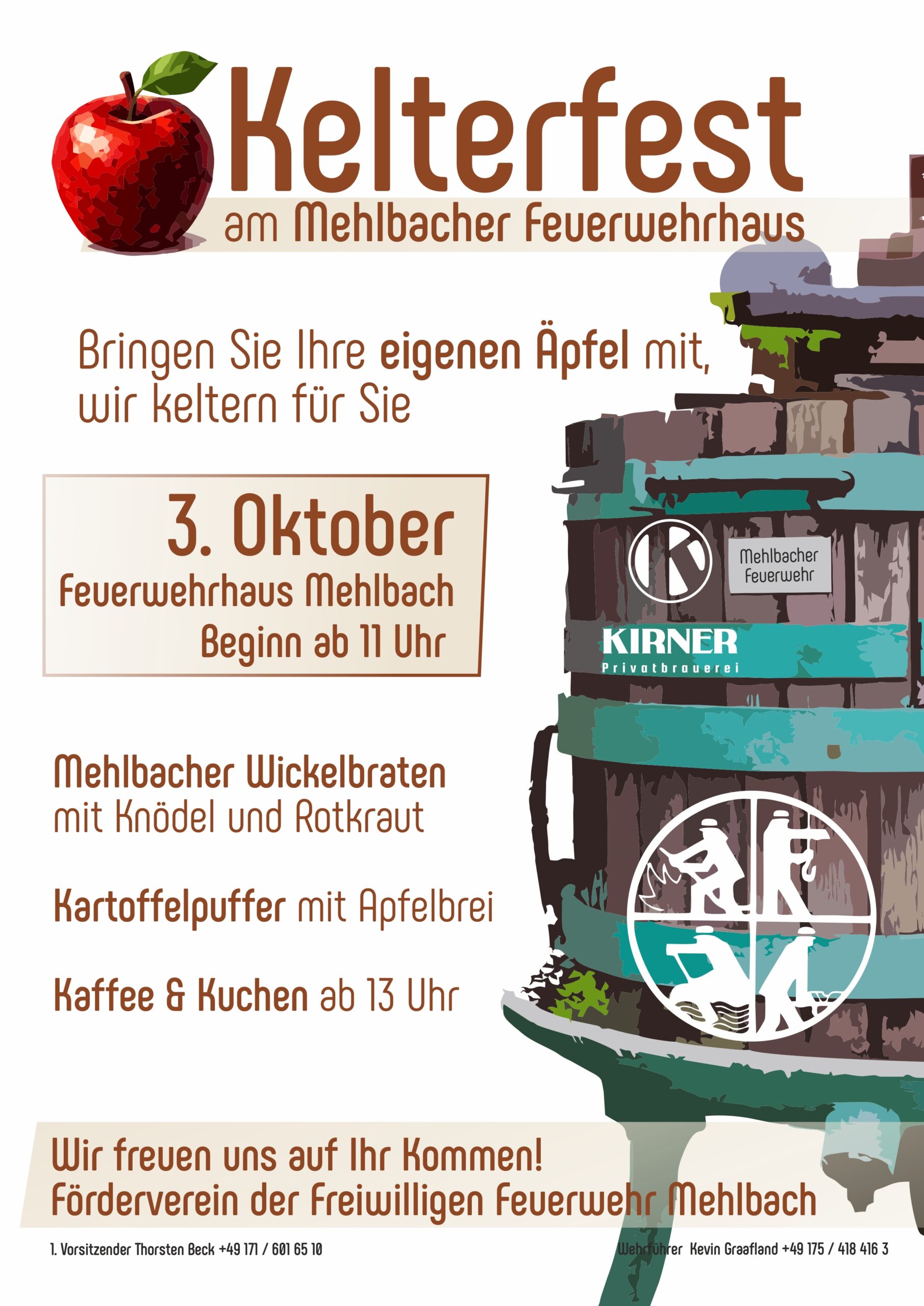 Kelterfest Feuerwehr Mehlbach 2026