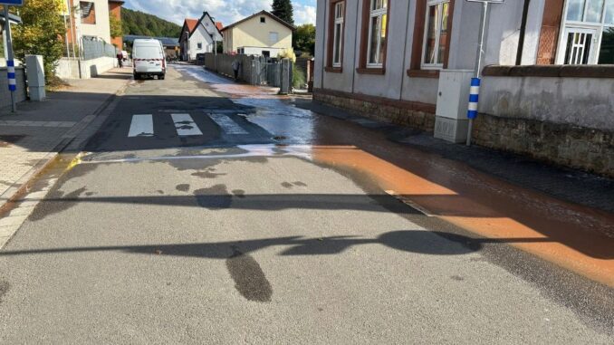 2. Oktober 2026 - Wasserrohrbruch, Otterberg, Bachstraße