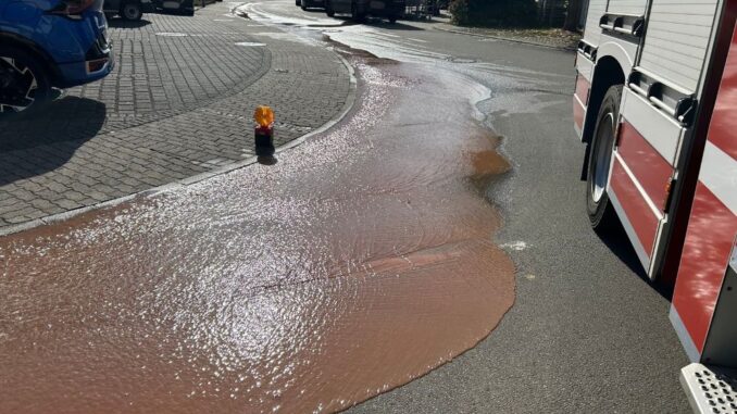 2. Oktober 2026 - Wasserrohrbruch, Otterberg, Bachstraße